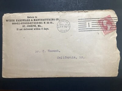 57. US，1894，historic rare stamp，Red 2 cents Gorge Washington cover with letter - Image 1 of 4