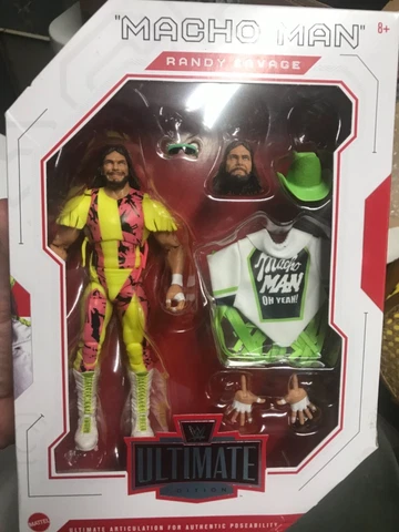 WWE Ultimate Elite Macho Man Randy Savage 👑 free shipping 🔥 WCW WWF AEW Cover