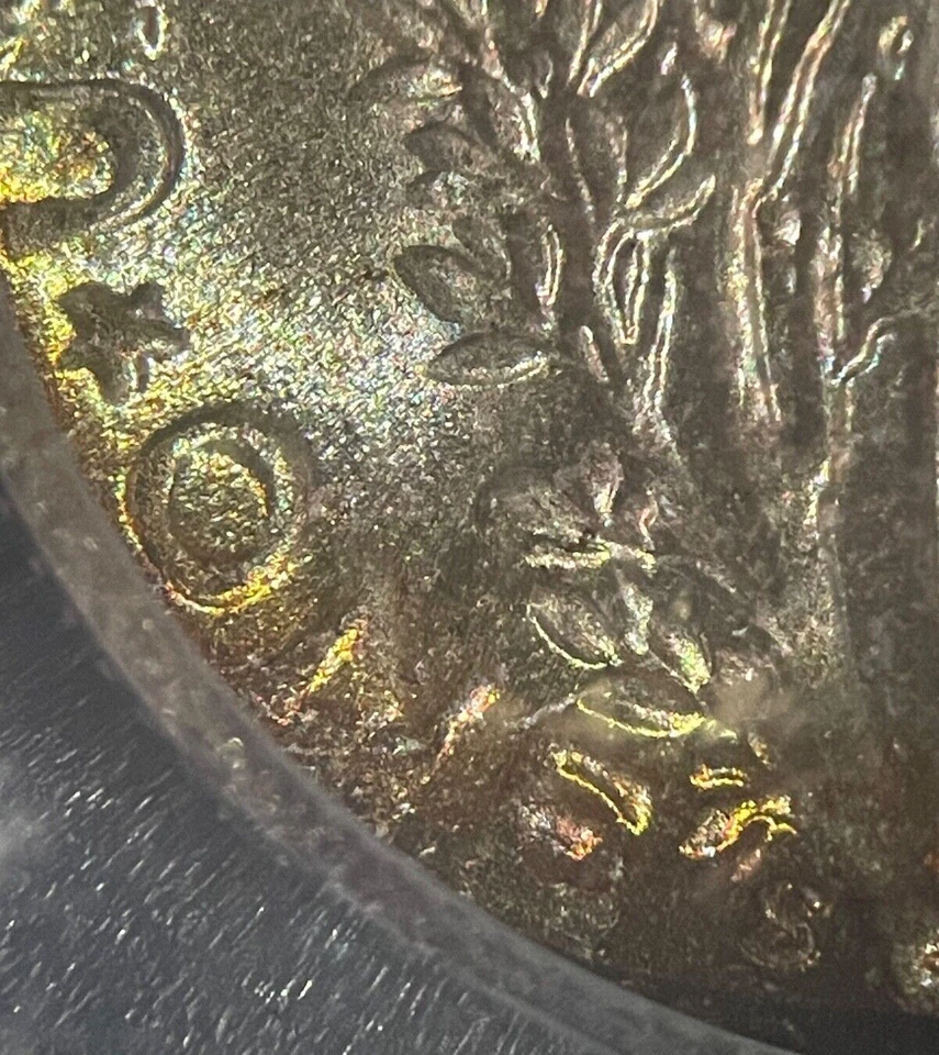 1945 s ICG ms67 CONECA DDR-001 Doubled die reverse RARE - Image 1 of 4