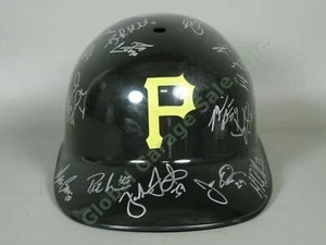 2009 State College Spikes Team Signed Baseball Helmet NYPL Pittsburgh Pirates NR - Picture 1 of 6
