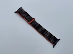 Oryginalny pasek Apple Watch Sport Loop - CZARNY BZU - 41mm 40mm 38mm - Zdjęcie 1 z 11