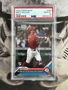 2023 Topps Now #393 Matt McClain RC PSA 10 Blue #/49 - Picture 1 of 1