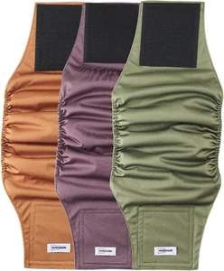 Washable Dog Diapers Male Reusable, Premium Belly Bands for Male Dogs Small, Pac - Picture 1 of 12