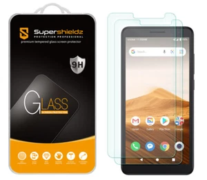 2X Supershieldz Hartglas Displayschutzfolie für Alcatel Glimpse / Volta - Bild 1 von 5