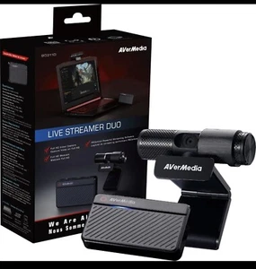 -NEW- AVerMedia - Live Streamer DUO Webcam Bundle [BO311D] - Picture 1 of 3