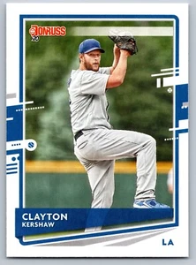 Carta 2020 Donruss 118 Clayton Kershaw Chavez Ravine VAR Los Angeles Dodgers - Foto 1 di 2