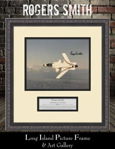 Rogers Smith NASA Test Pilot X-29 Photograph Custom Framed - Picture 1 of 5