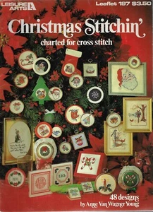 Leisure Arts~Christmas Stitchin' ~Cross Stitch Leaflet 197 - Picture 1 of 2