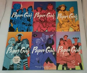 Set of 6 Image Comics PAPER GIRLS Trade Paperbacks Vol 1 - 6 ~ NEW ~ TPB TPBS - Picture 1 of 3