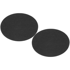 10.2" Dia. Adhesive Non-Slip Backed Felt, 2pcs 5mm Thick Backing Pad, Black - Picture 1 of 6