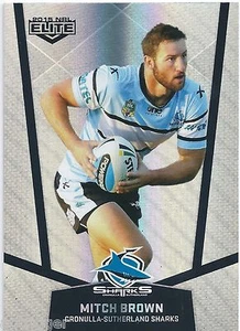 2015 NRL Elite Parallel Silver (P30) Mitch BROWN Sharks - Bild 1 von 1