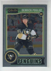 14/15 OPC Platinum Pittsburgh Penguins Derrick Pouliot Rookie RC card #174 - Picture 1 of 2