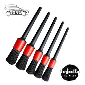 5 STCK. AUTO DETAIL BÜRSTEN DETAIL FÜR REINIGUNGSRÄDER MOTOREMBLEME LUFTLÜFTUNGSSCHLITZE SET - Bild 1 von 3