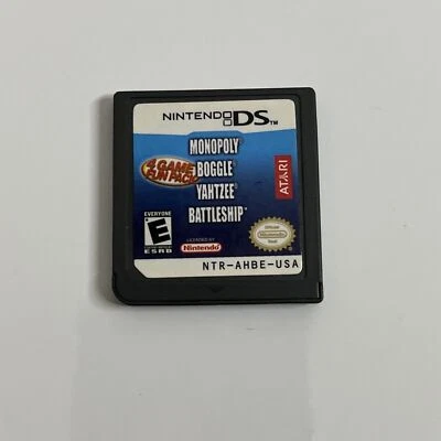 Atari 4 Game Fun Pack Monopoly Boggle Yahtzee Battleship  NDS Nintendo DS Game - Image 1 of 2