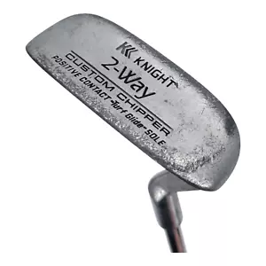 Knight 2 Way Custom Chipper Mens Golf Club Steel Shaft Black Widow Grip 37.5" - Picture 1 of 4