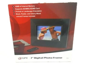 New GPX 7 inch Digital Picture Frame PF707 Reads SD XD MMC MS CARD Photography - Picture 1 of 4
