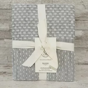 SOUTHERN LIVING MASON PILLOW SHAM 100% COTTON STANDARD SIZE One Sham Gray - Picture 1 of 6
