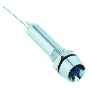 Blue LED 6mm Recessed Metal Panel Indicator 12V - Picture 1 of 1