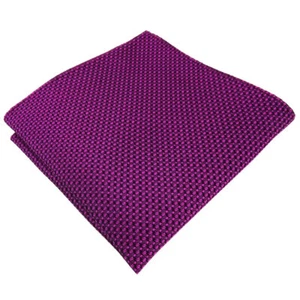 TigerTie Einstecktuch in lila magenta beere schwarz gemustert - 100% Seide - Bild 1 von 1
