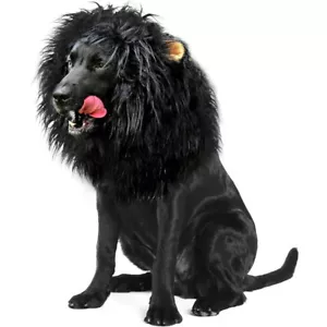 More details for pet clothes christmas dog costumes lion mane wig for large dogs fancy dress up