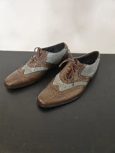 Fortino Landi 5750 Wingtip Dress Shoe's Men's Size 10  - Picture 1 of 8