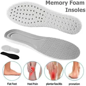 Orthotic Shoes Inserts Pad Plantar Fasciitis Flat Feet Arch Support Foam Insoles - Picture 1 of 22