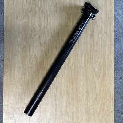 Thomson Elite Seatpost 31.6 mm USA 410mm SP-E116 Vintage Thompson Black Alloy A6 - Image 1 of 4
