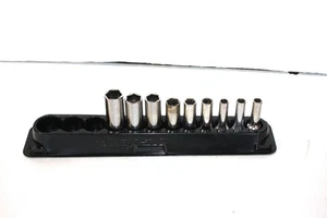 Juego de enchufes profundos Snap On 9 piezas 3/8 unidades métricas/sae con bandeja magnética - Imagen 1 de 6
