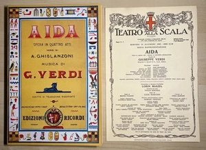 Teatro Alla Scala Milan Italy Verdi Aida Lorin Maazel 1985/86 Program 140+ Pages - Foto 1 di 7
