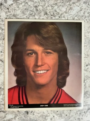ANDY GIBB Close-Up 1977 Poster Book Put-On Sticker Bi-Rite - Image 1 of 4