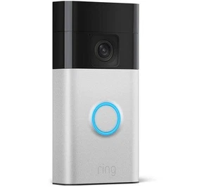 Ring Battery Video Doorbell (2024 release) Wireless Video Camera - Nickel - Bild 1 von 9