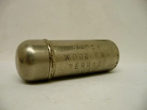 Old Souvenir "Watch Woodlawn Terrace Grow" Sewing Thread Capsule San Antonio TX - Picture 1 of 5