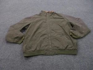 LL Bean Jacket Mens XL Tall Brown Nylon Outdoors Hiking Workwear Barn Bomber - Picture 1 of 13