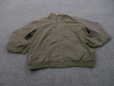 LL Bean Jacket Mens XL Tall Brown Nylon Outdoors Hiking Workwear Barn Bomber - Image 1 of 4