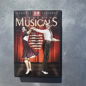 50 Movies DVD Classic Musicals 12 Disc Set Fred Astaire Bing Crosby More Vintage - Picture 1 of 7