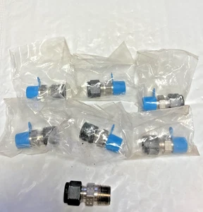 ISSU6MC4 SSP UNILOK 316SS 3/8'' TUBE X 1/4'' NPT MALE CONNECTOR  - 7 Piece Set - Picture 1 of 3