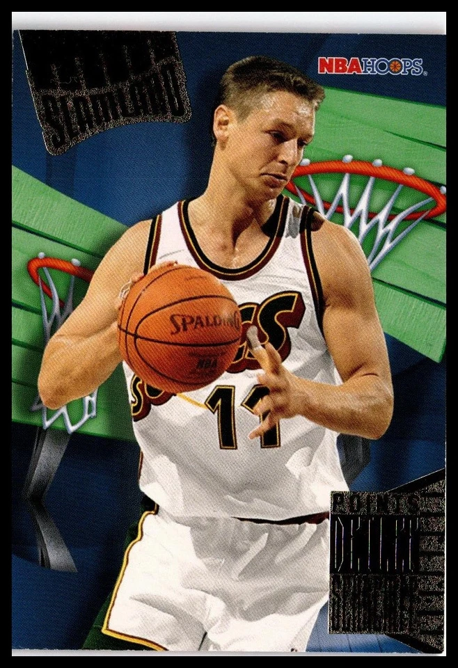 1995-96 Hoops #SL44 Detlef Schrempf Slamland - Image 1 of 2