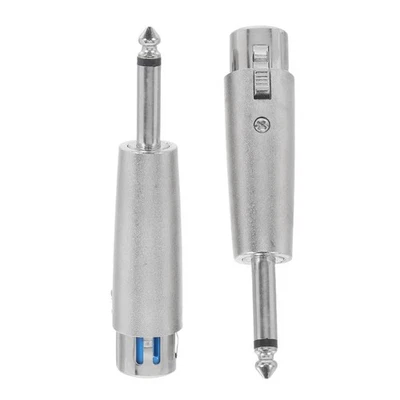  2-teiliger Mikrofonadapter: Professioneller Mikrofonkabelkonverter – - Bild 1 von 4