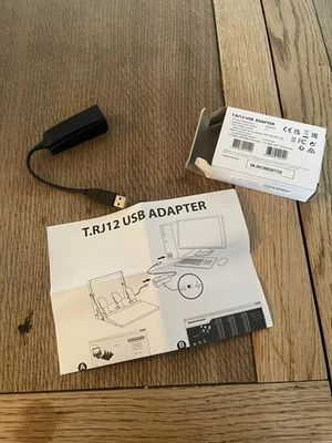 Thrustmaster T.RJ12 USB adapter ONLY T.Flight TFRP rudder pedals/T3PA/Pro for PC - Image 1 of 3