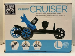 Neu/Open Box*Cardiff Skate Co. Cardiff "Cruiser" Skates*Größe Large/verstellbar - Bild 1 von 6