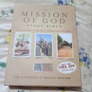 Mission of God Study Bible, Cameo Rose LeatherTouch by Philip Nation (2013,... - Picture 1 of 2