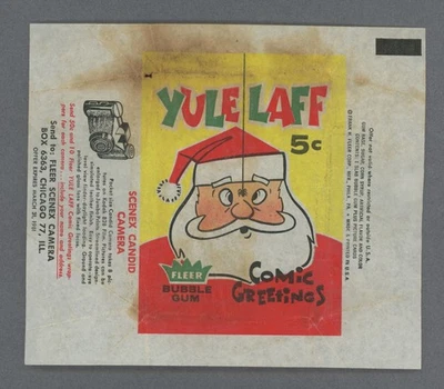 1960 Fleer Yule Laff Comic Greetings 5¢ Wrapper - Image 1 of 2