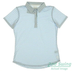 Neu mit Logo Damen Straight Down Polo Medium M blau UVP 100 $ - Bild 1 von 3