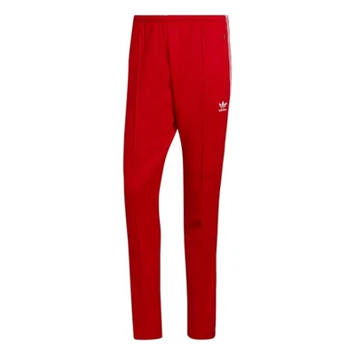 Pantalones de chándal para hombre Adidas Originales Rojo Adicolor Classics Beckenbauer nuevos Foto 1 de 4