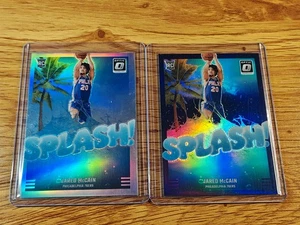 (2) 2024 Optic JARED McCAIN Purple & Holo PRIZMs Philly Sixers! Rookie Karten! - Bild 1 von 3