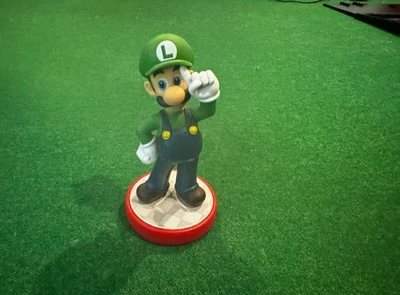 Luigi Amiibo Super Smash Bros переключатель Nintendo 3DS Wii U США красная база - Изображение 1 из 3