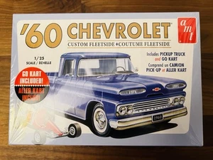 Kit Modelo 1/25 Chevrolet Fleetside Personalizado AMT '60 Incluye Go Kart T1063M - Imagen 1 de 2