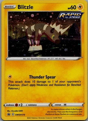 Blitzle Promo SWSH: Sword & Shield Promo Cards SWSH173 NM - Image 1 of 2