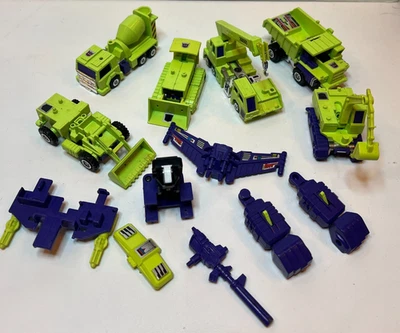 Transformers G1 Constructicons Lote De 5 Devastator Vintage Hasbro 1984 Foto 1 de 4