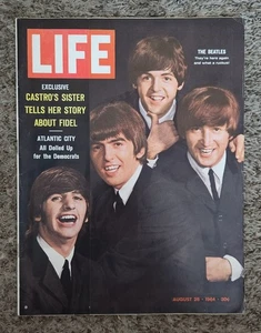 Beatles ORIG 8- 28, 1964 ISSUE OF LIFE MGAZINE! BEATLE ON COVER W STORIES INSIDE - Picture 1 of 10